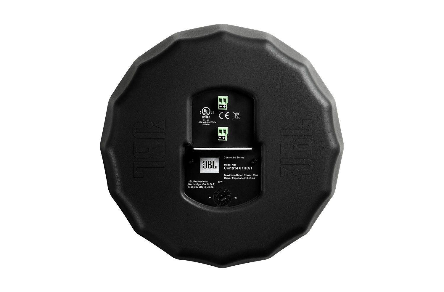Narrow 75° Coverage HighCeiling Pendant Speaker Control 67 HC/T 2