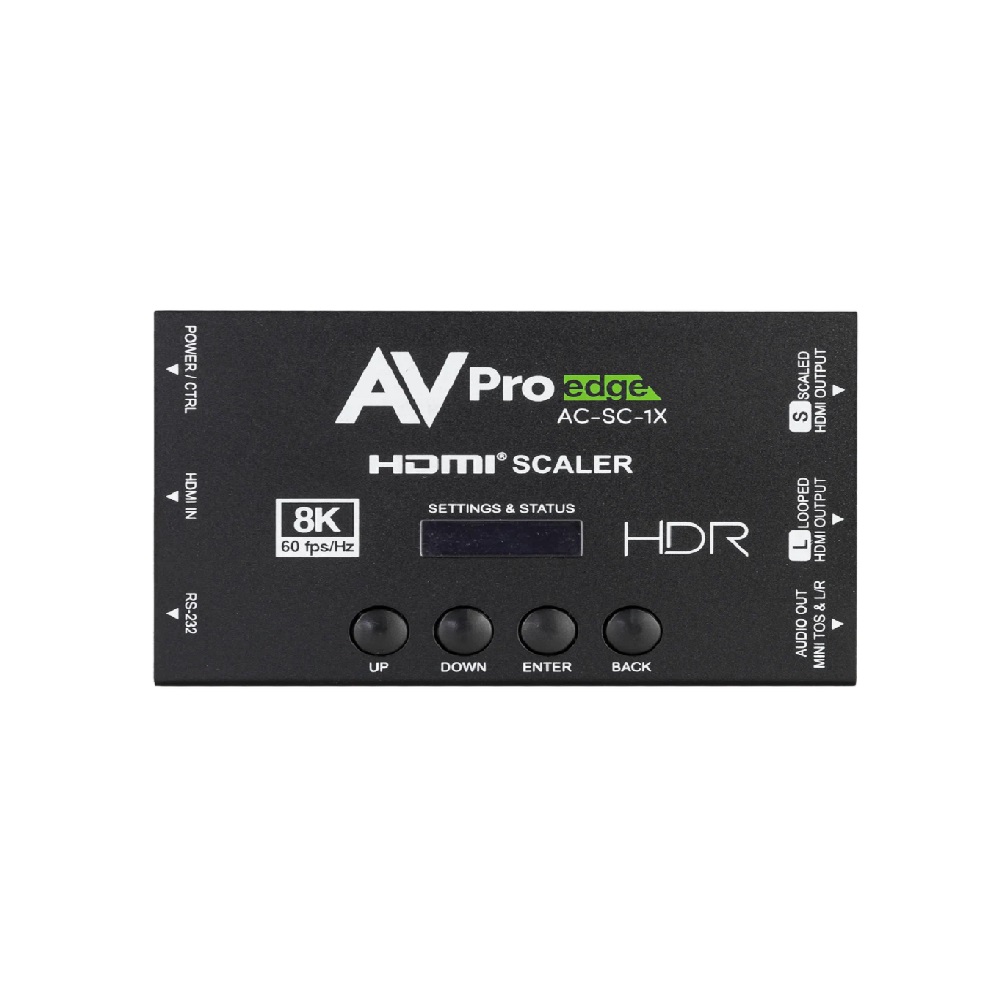 8K HDMI Downscaler, EDID Manager & Audio De-Embedder-AC-SC-1X