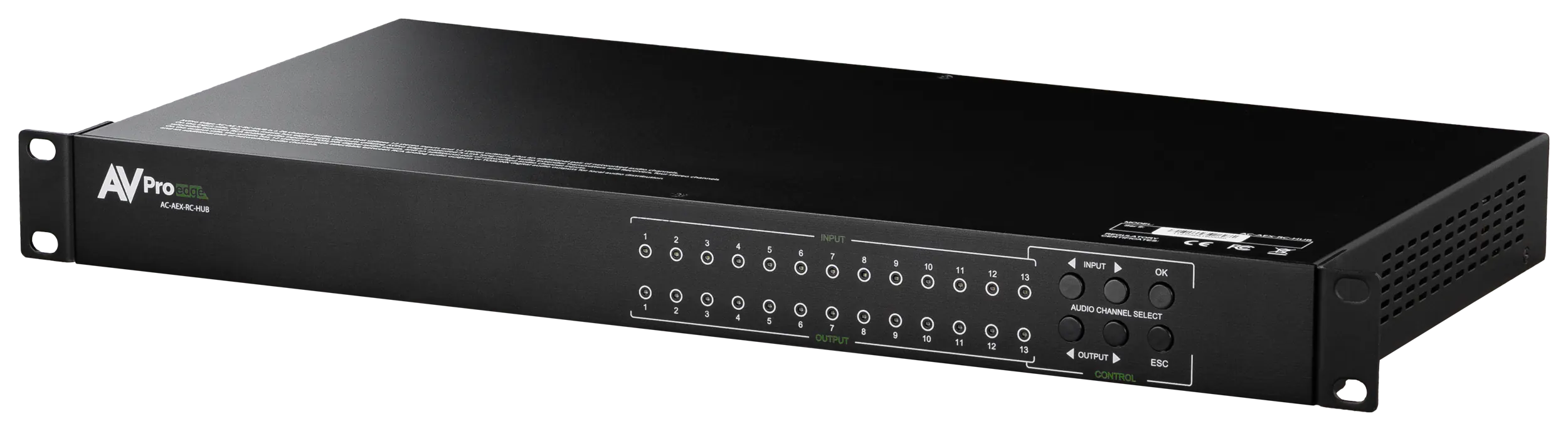 12×12 Audio-Only Matrix Switching Aggregation Hub-AC-AEX-RC-HUB 3