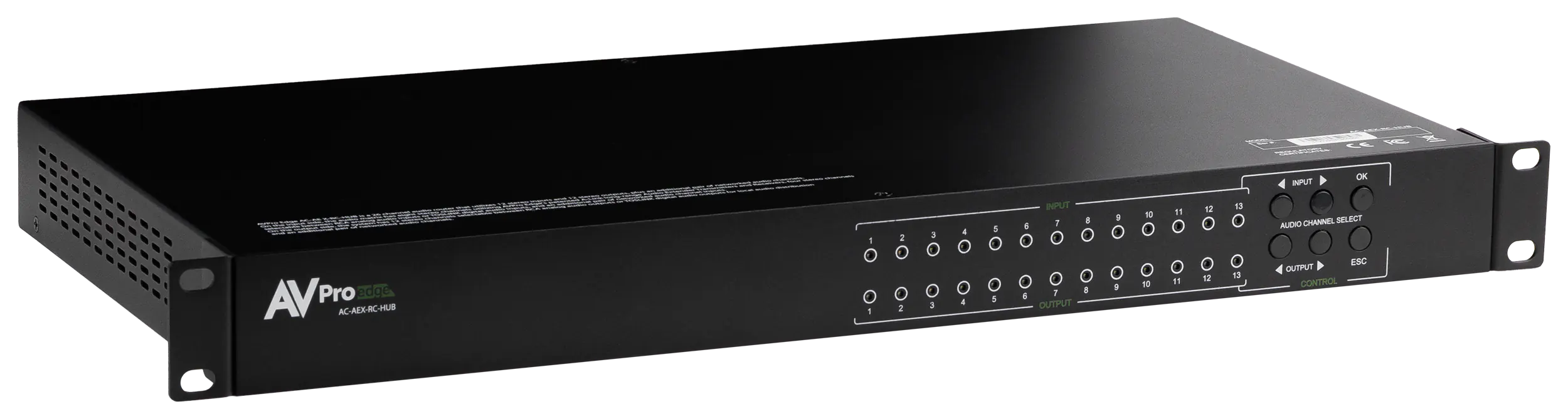 12×12 Audio-Only Matrix Switching Aggregation Hub-AC-AEX-RC-HUB 5