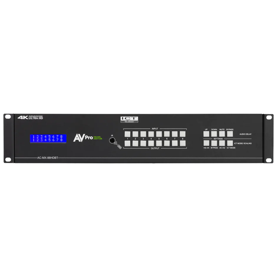 18Gbps 8×8 HDMI/HDBaseT Matrix Switch-AC-MX-88HDBT 8