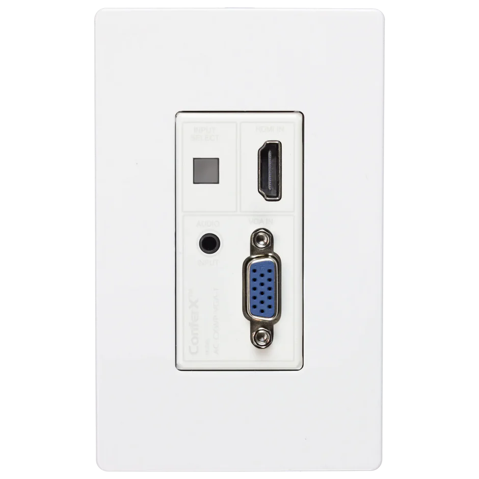 VGA/HDMI Wall Plate Transmitter via HDBaseT 4