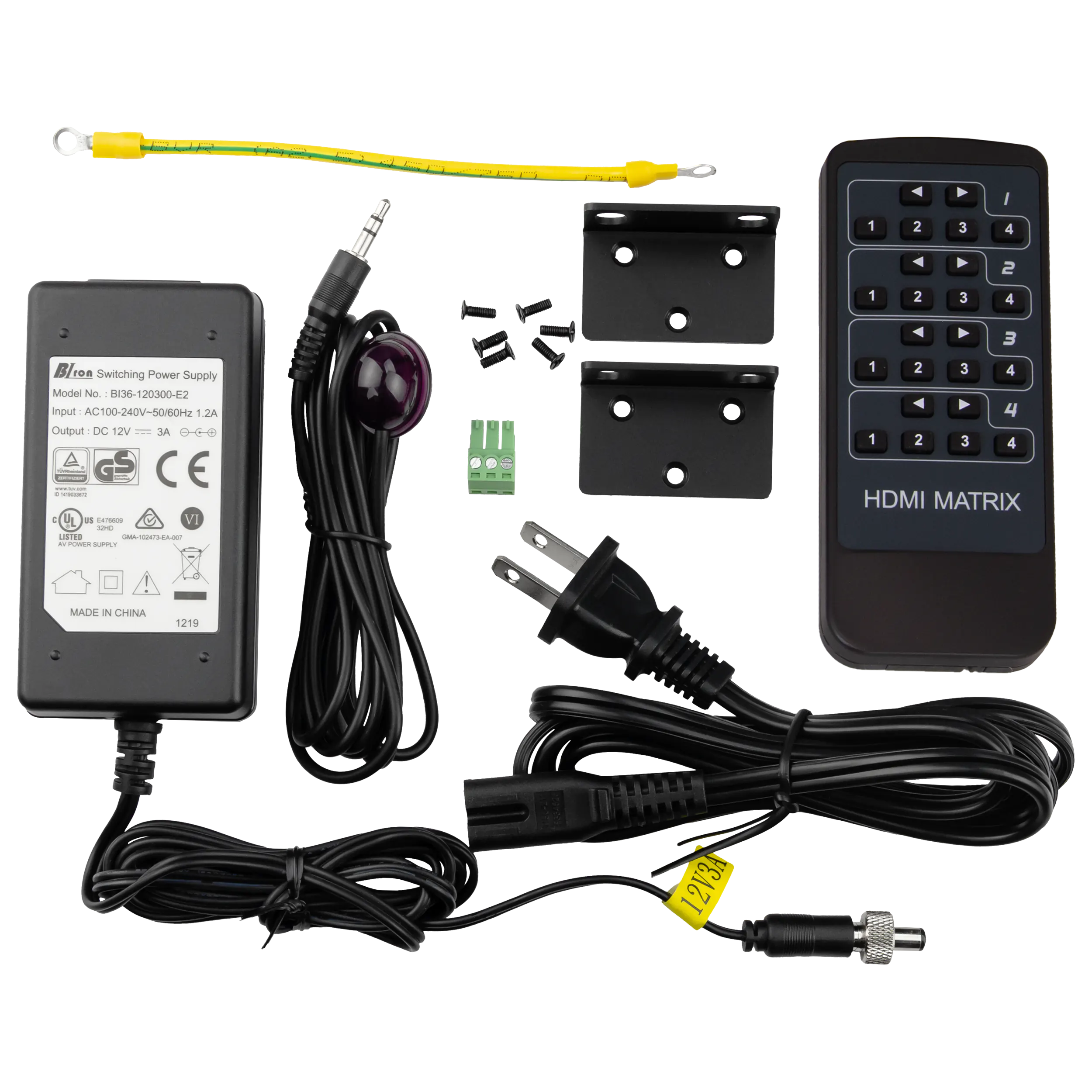 18Gbps 4×4 HDMI Matrix Switch-AC-MX-44 7