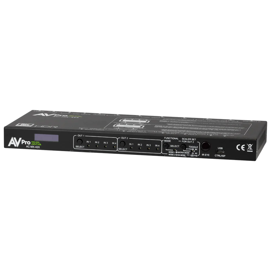 40Gbps 8K 4×2 HDMI Matrix Switcher-AC-MX-42X 2