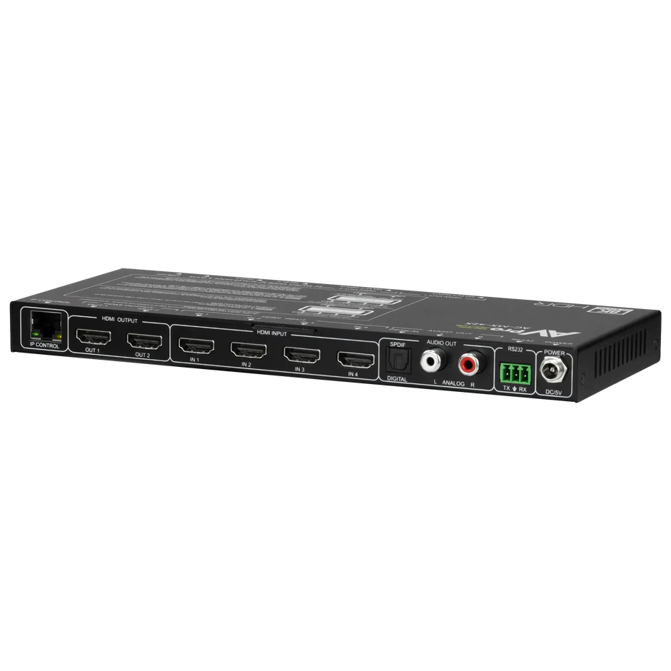 40Gbps 8K 4×2 HDMI Matrix Switcher-AC-MX-42X 4