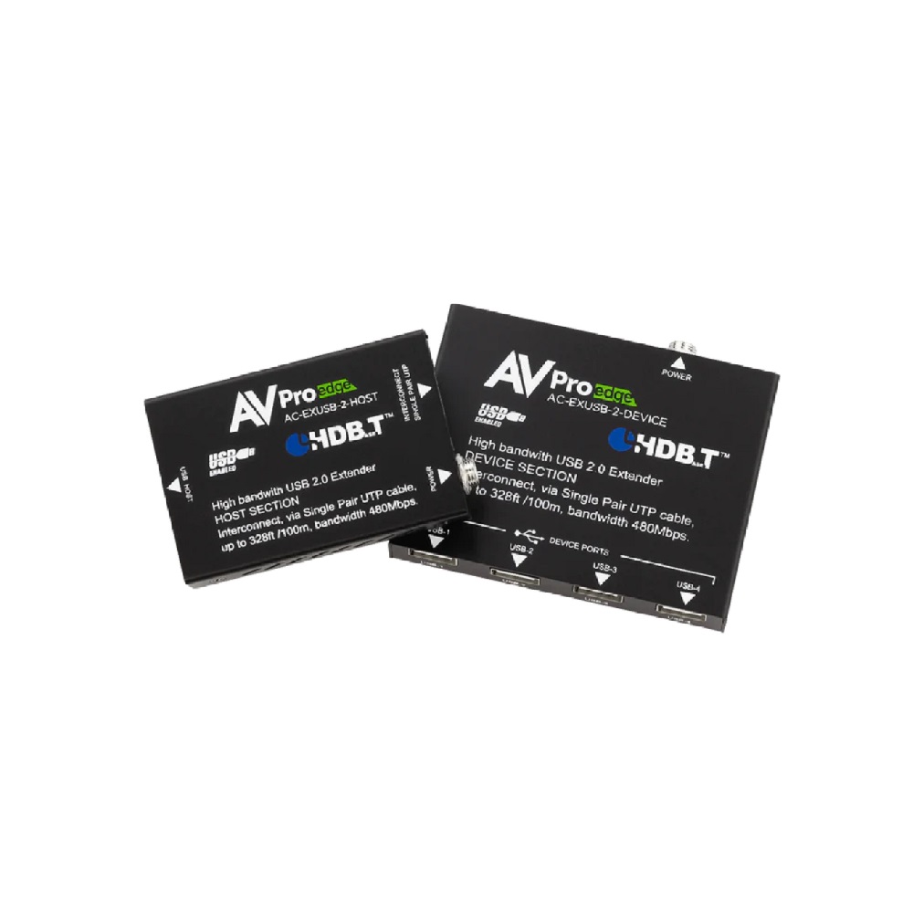 100M USB 2.0 Extender via HDBaseT-AC-EXUSB-2-KIT