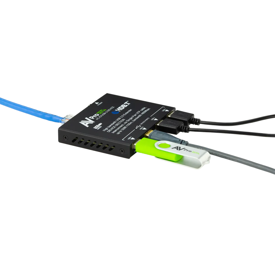 100M USB 2.0 Extender via HDBaseT-AC-EXUSB-2-KIT 4
