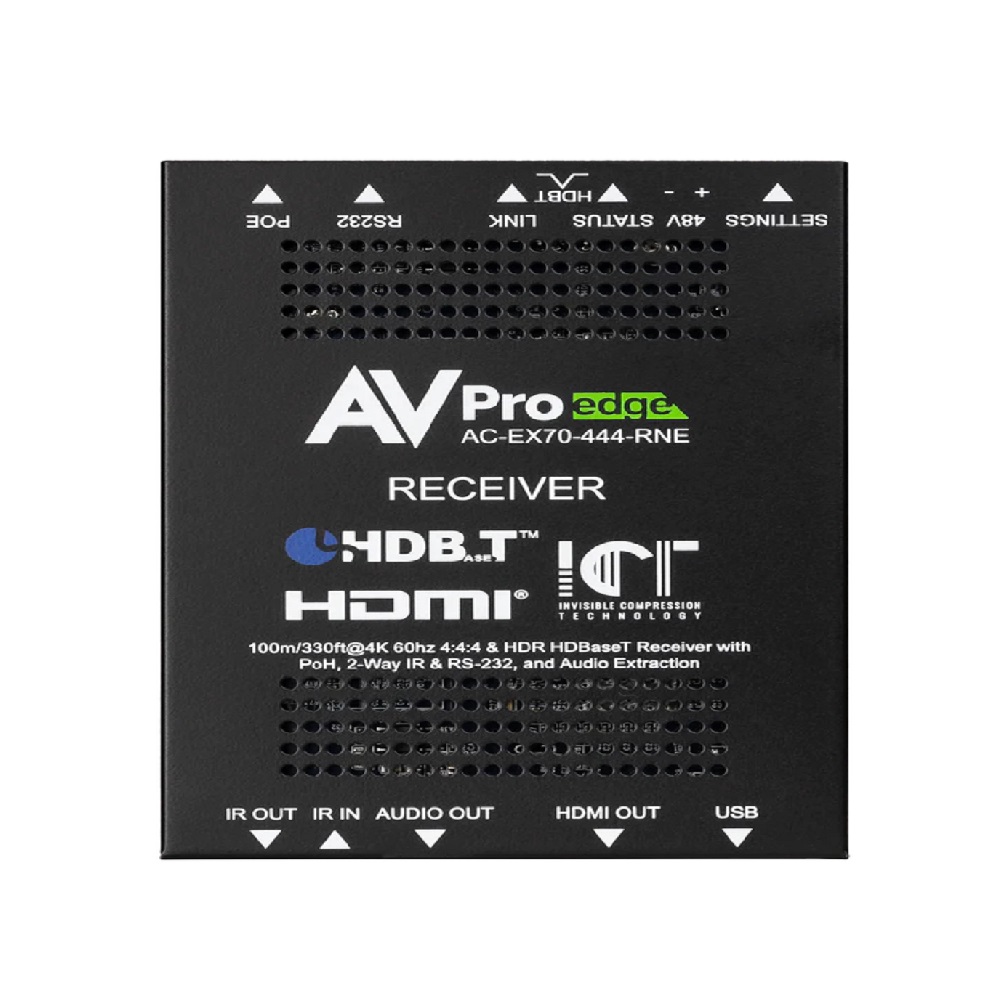 70M 18Gbps HDBaseT Receiver-AC-EX70-444-RNE