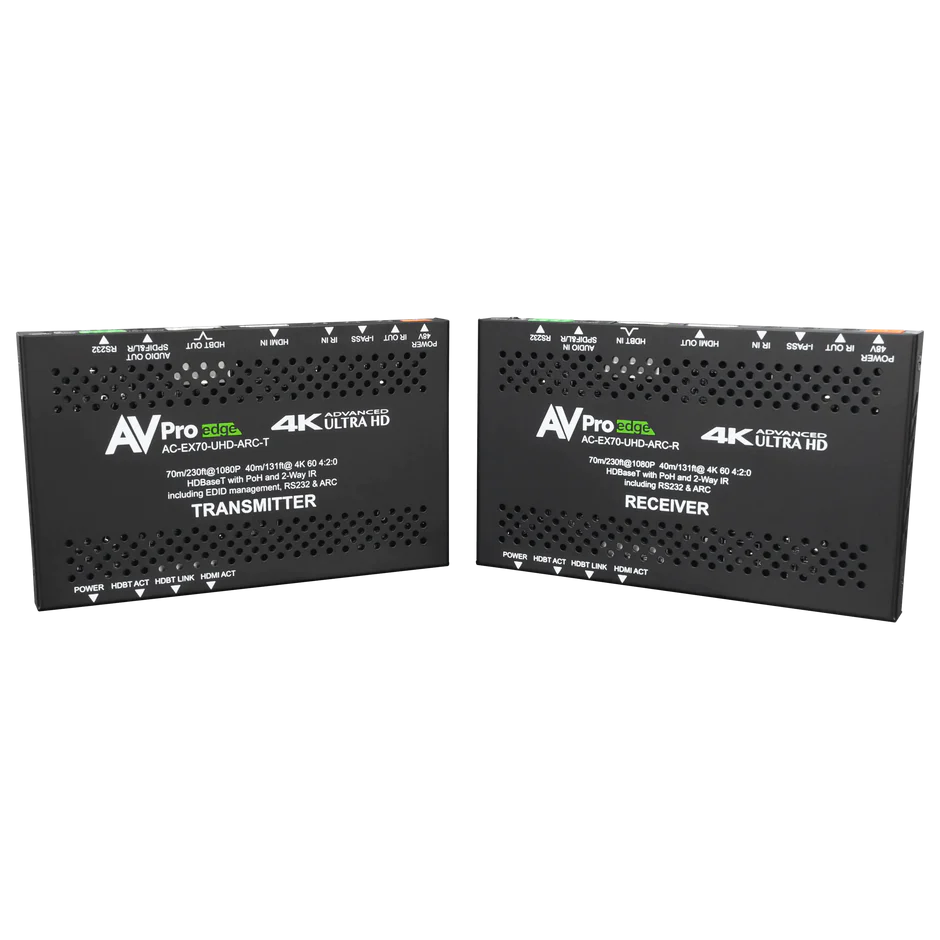 70M 10Gbps HDBaseT Extender Kit with ARC-AC-EX70-UHD-ARC 2