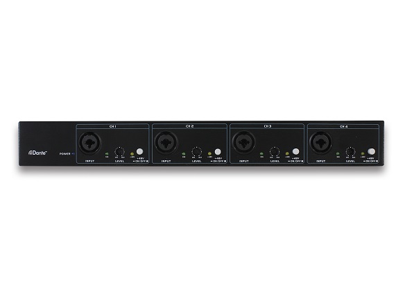 Dante 4/4 Transmitter with 48V Phantom Power-Dante 448V 4
