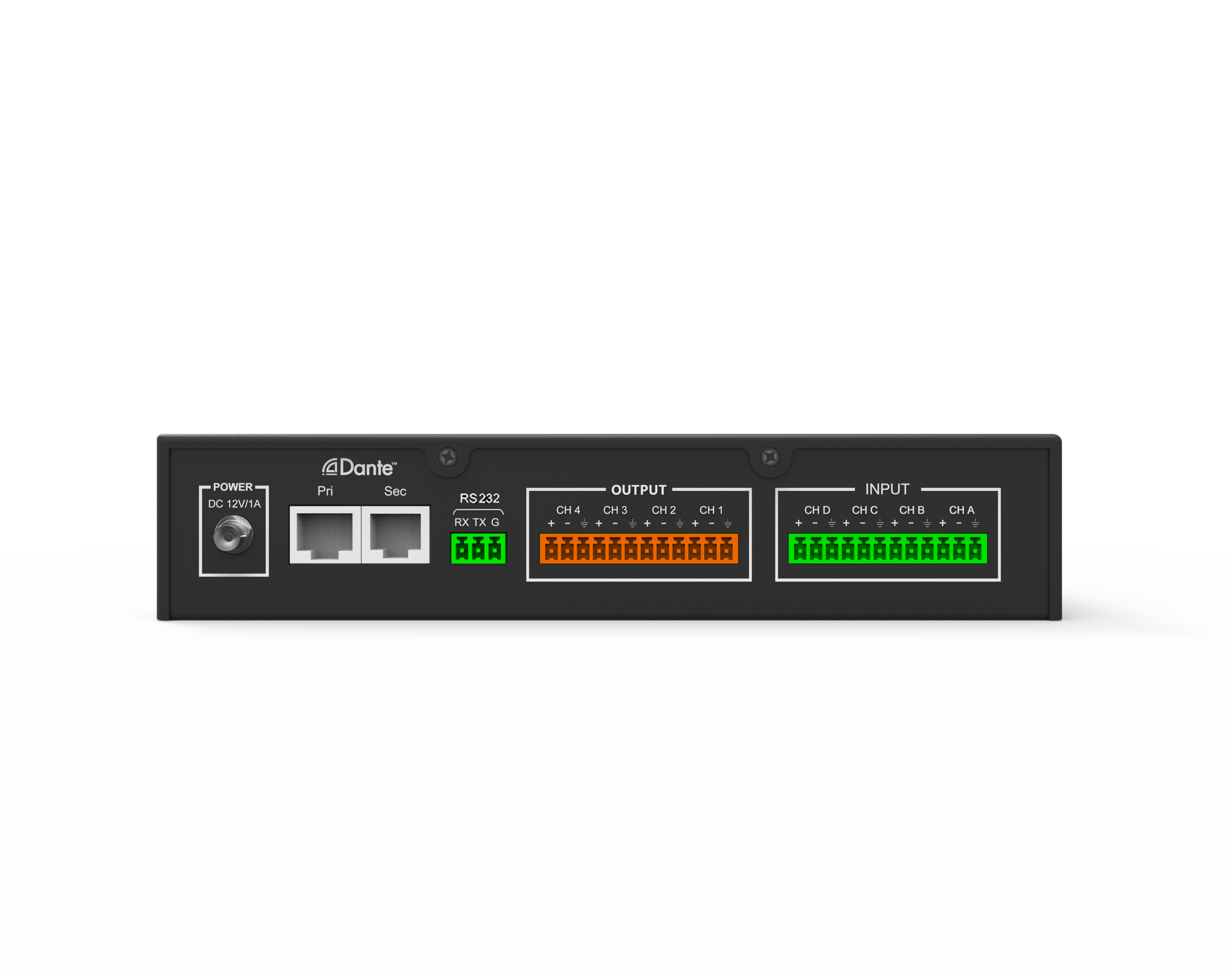 4 in 4 out Dante Converter/Transmitter-Dante 440P 2