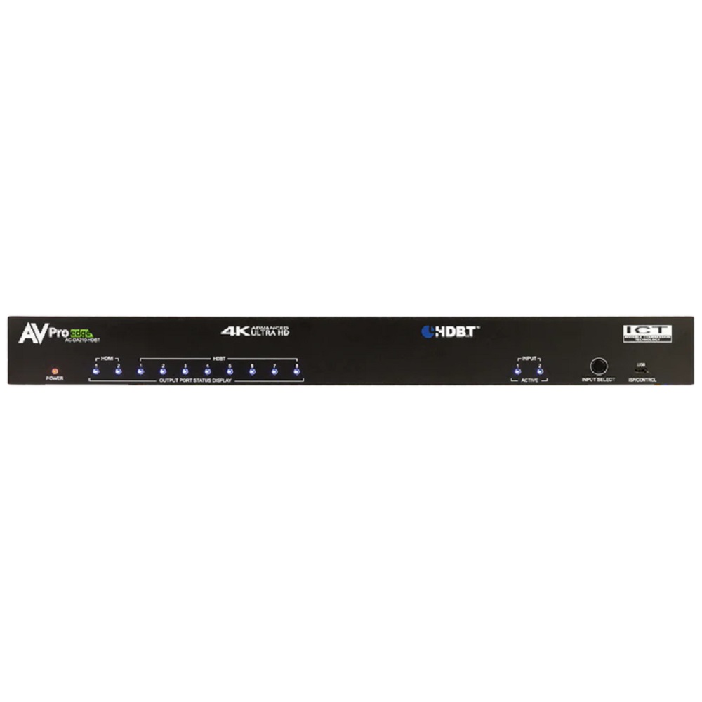 18Gbps 2×10 HDBaseT Distribution Amplifier-AC-DA210-HDBT