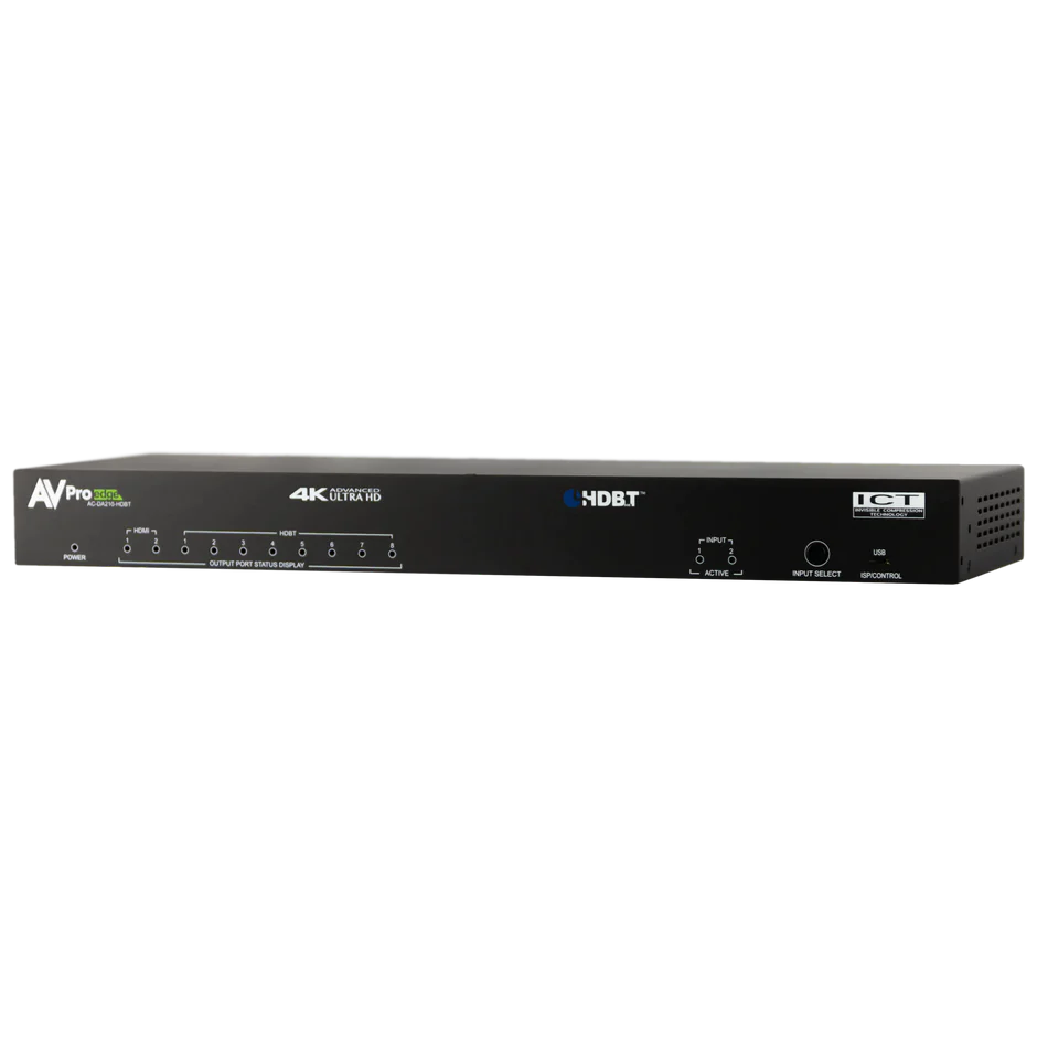 18Gbps 2×10 HDBaseT Distribution Amplifier-AC-DA210-HDBT 2