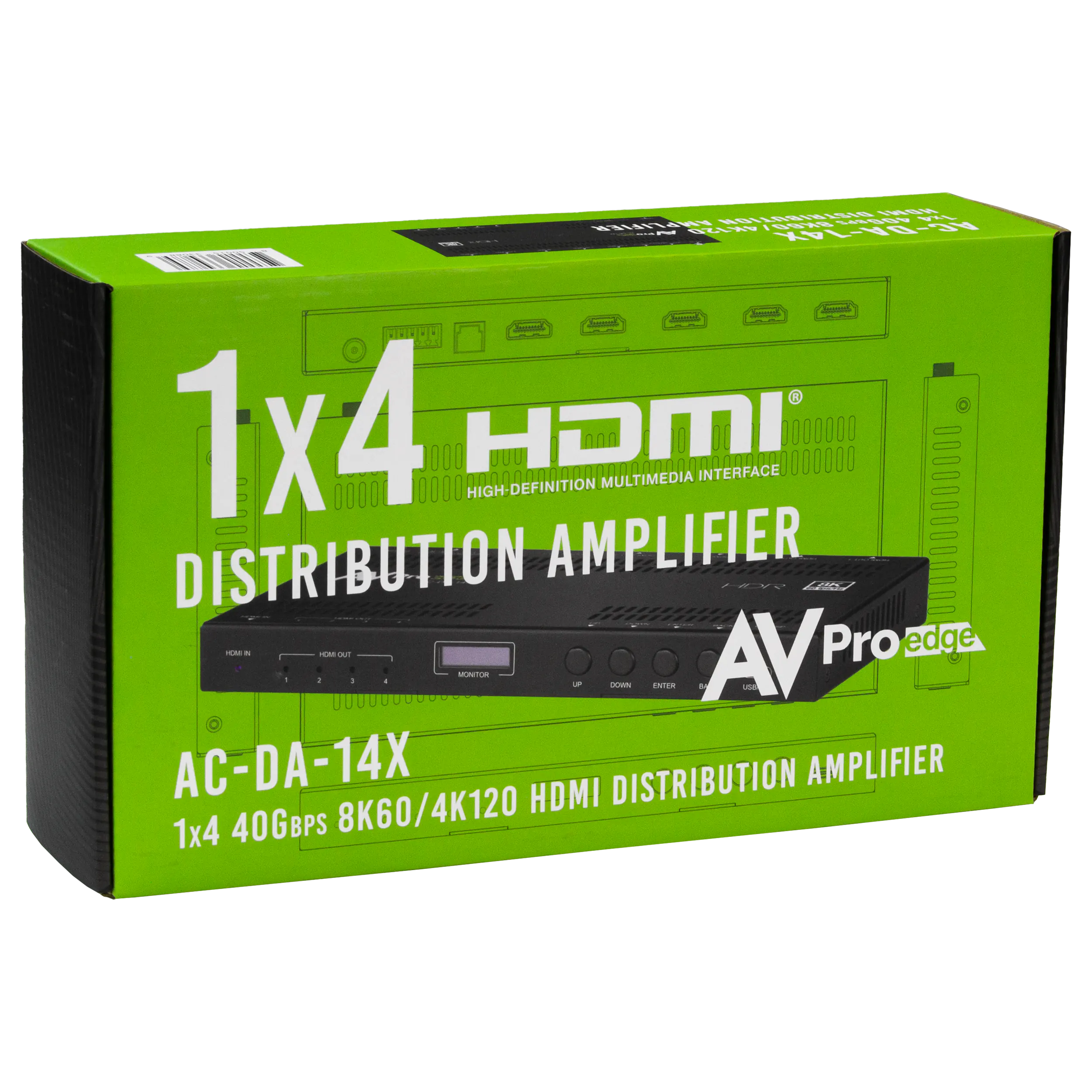 40Gbps 8K 1×4 Distribution Amplifier 7