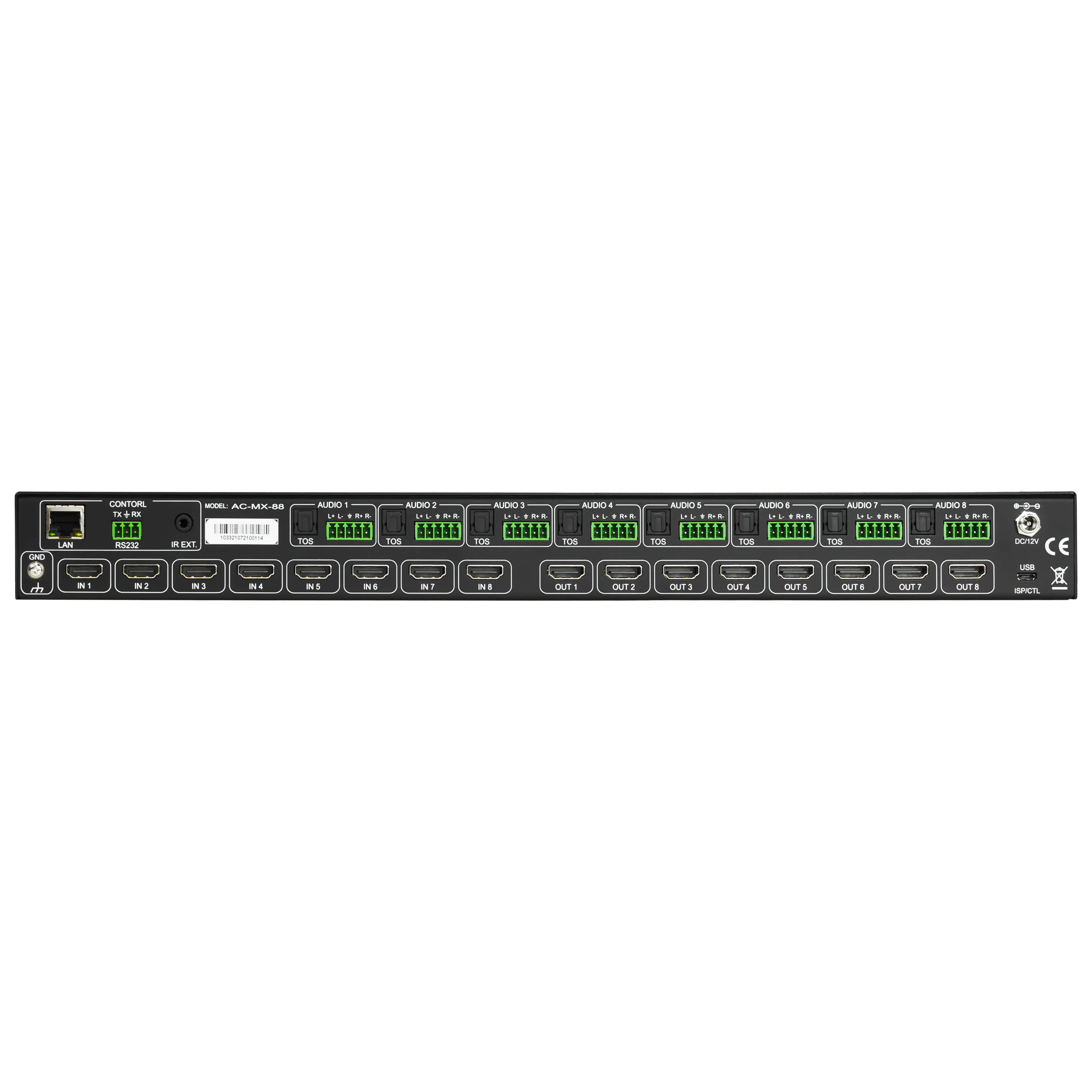 18Gbps 8×8 HDMI Matrix Switch-AC-MX-88 5
