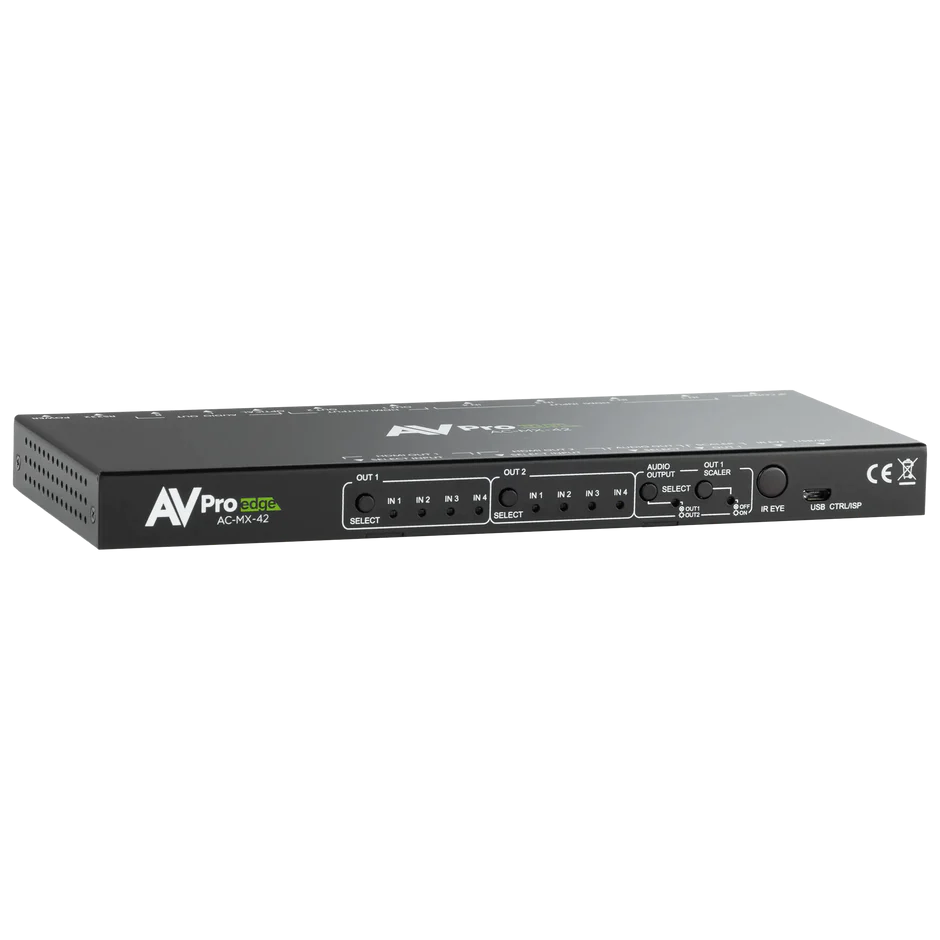 18Gbps 4×2 Auto Switching HDMI Matrix Switcher-AC-MX-42 2
