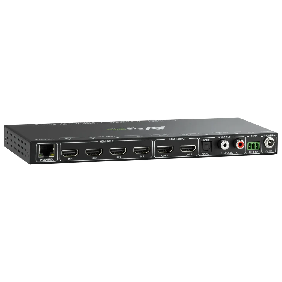 18Gbps 4×2 Auto Switching HDMI Matrix Switcher-AC-MX-42 3