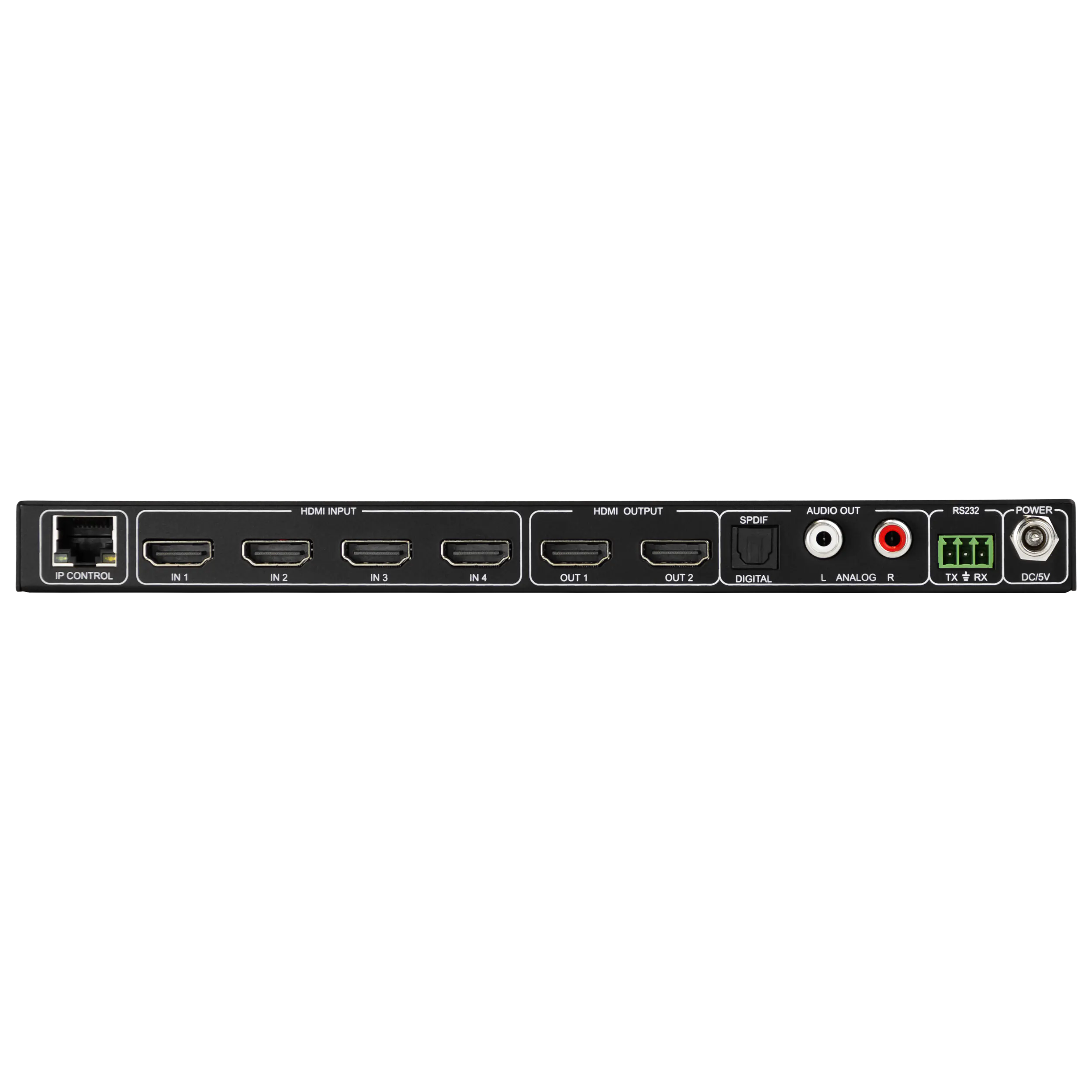 18Gbps 4×2 Auto Switching HDMI Matrix Switcher-AC-MX-42 6