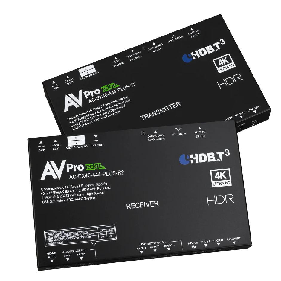 40M 18Gbps HDBaseT Extender with USB Extension-AC-EX40-444-PLUS-KIT 2