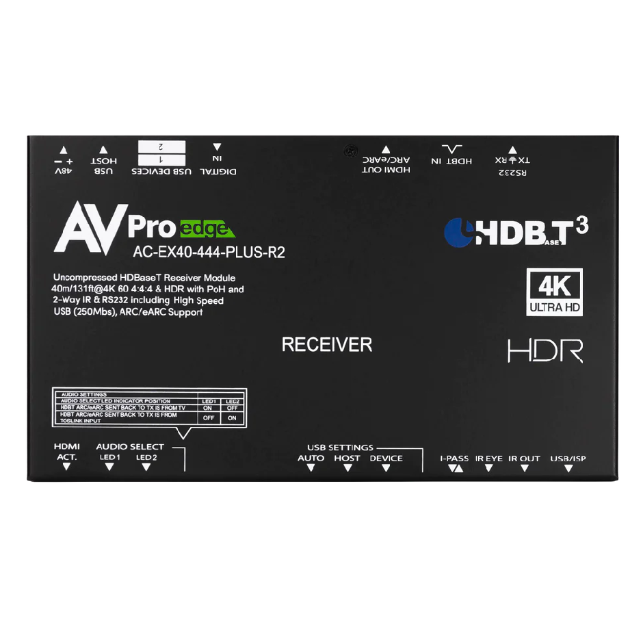 40M 18Gbps HDBaseT Extender with USB Extension-AC-EX40-444-PLUS-KIT 3
