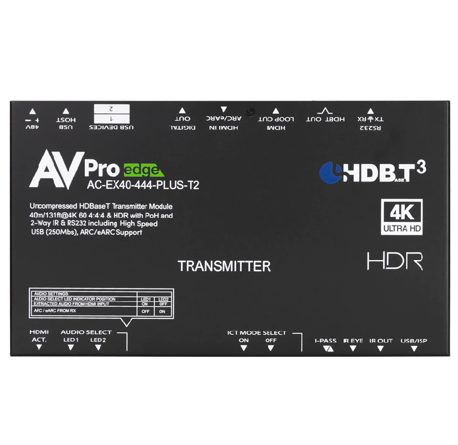 40M 18Gbps HDBaseT Extender with USB Extension-AC-EX40-444-PLUS-KIT 4