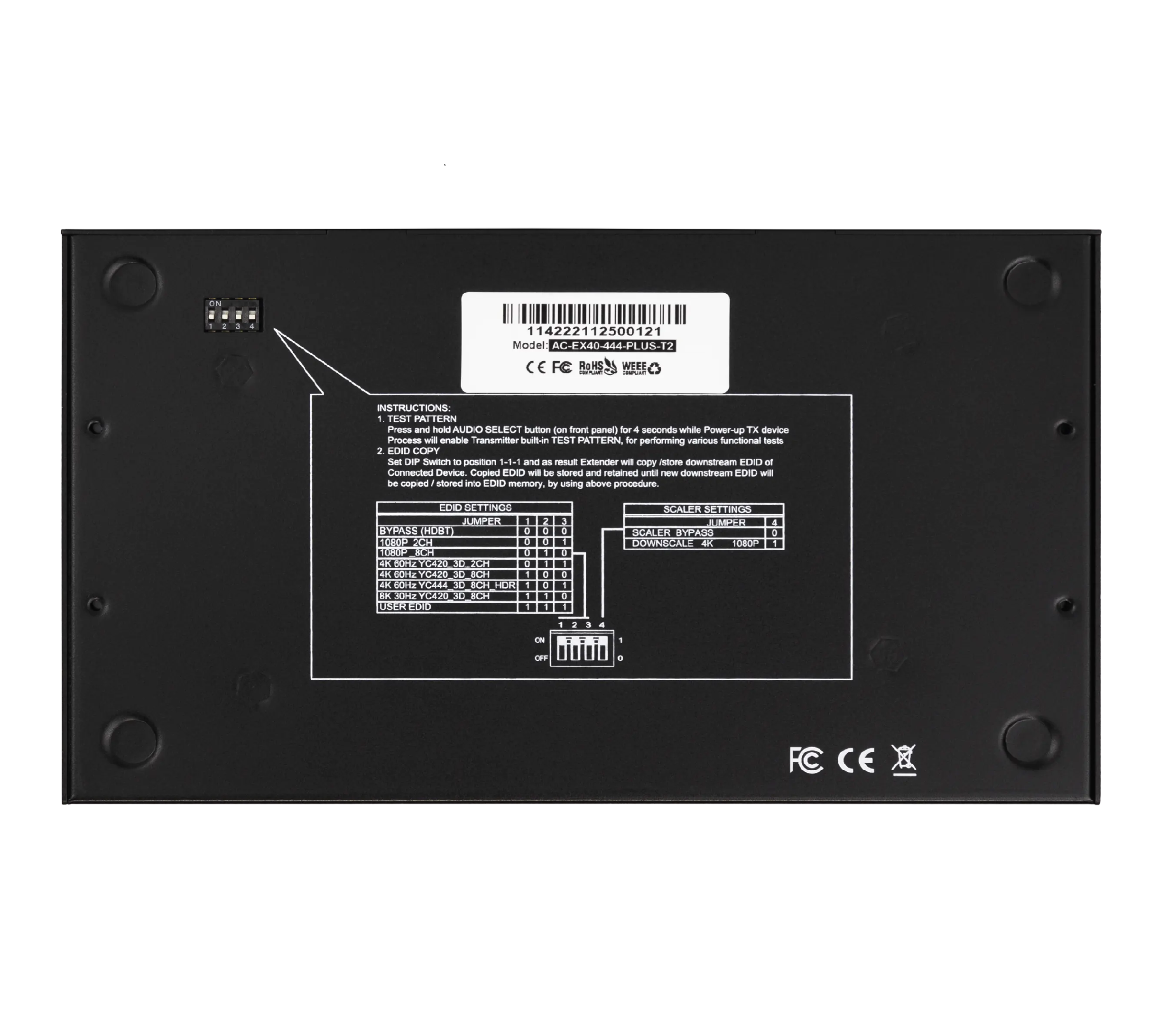 40M 18Gbps HDBaseT Extender with USB Extension-AC-EX40-444-PLUS-KIT 9