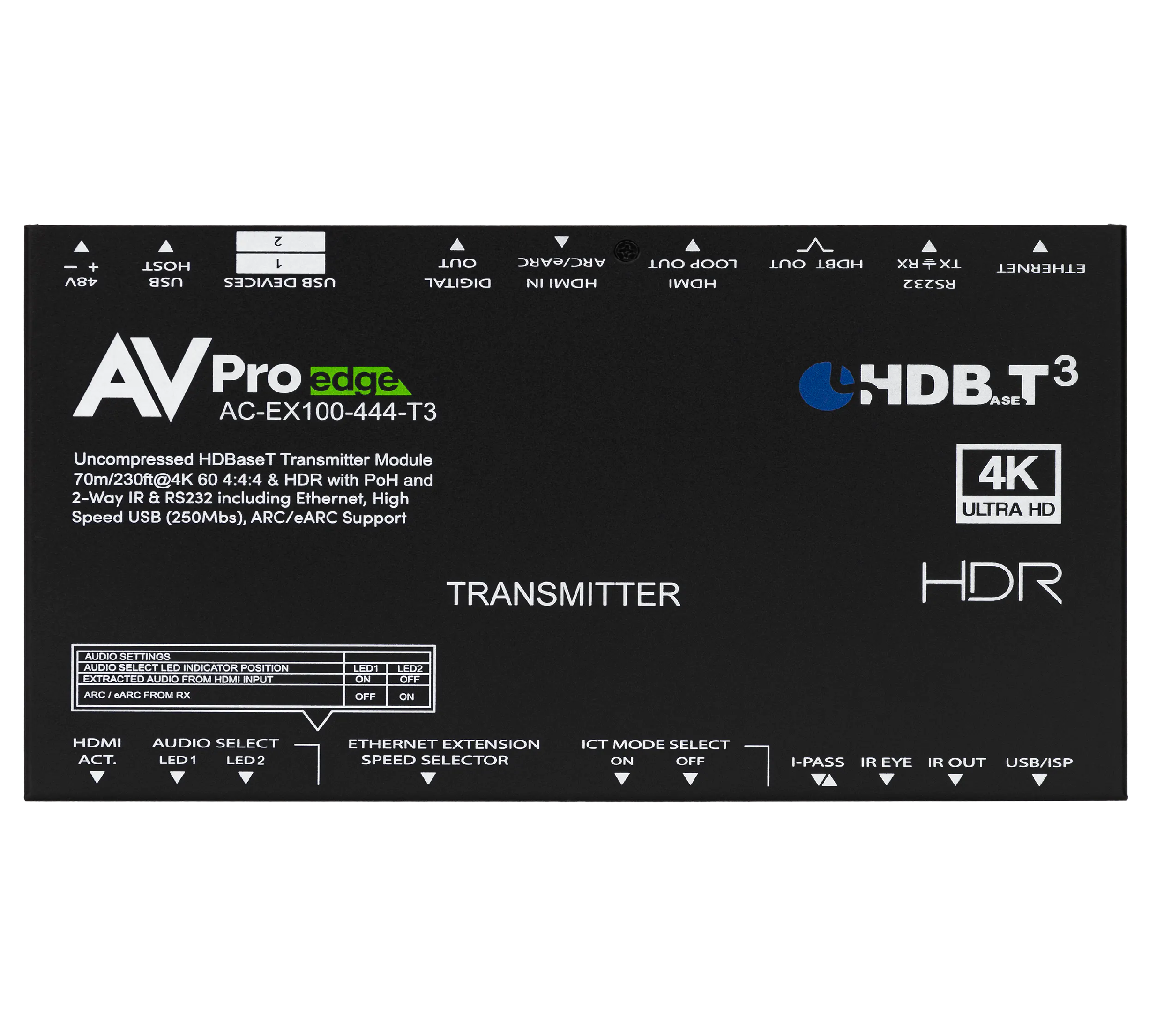 100M 18Gbps HDBaseT Extender-AC-EX100-444-KIT 7