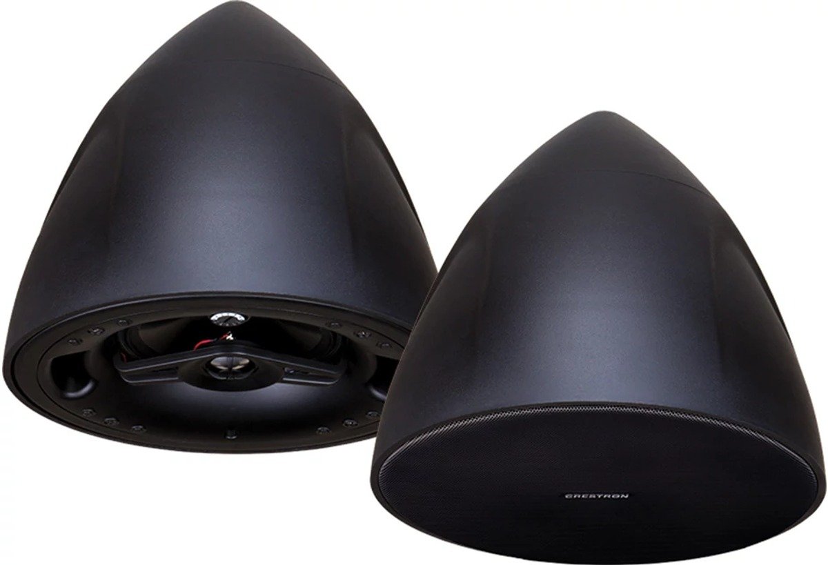 Crestron SAROS-PD4T-B-T-EACH – Loa treo trần: Saros® 4” 2-Way Pendant Speaker, Black Textured, Single