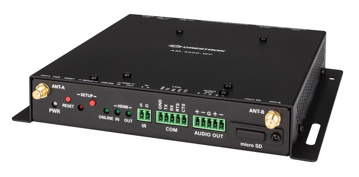 Crestron AM-3000-WF-I – Thiết bị trình chiếu không dây AirMedia: AirMedia® Receiver 3000 with Wi-Fi® Network Connectivity, International