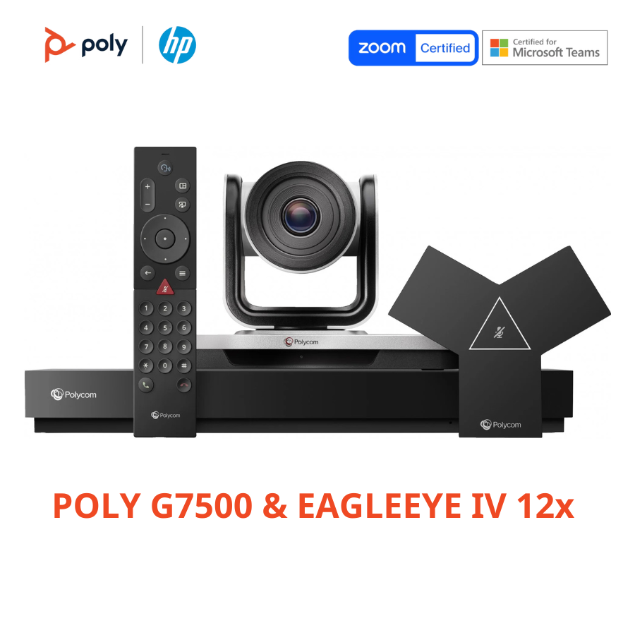 Thiết Bị Hội Nghị Poly G7500 và EagleEye IV 12x