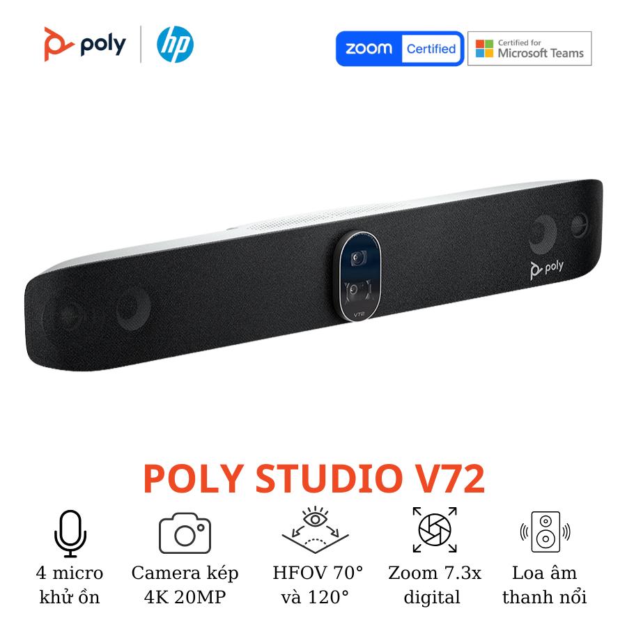 Thiết bị hội nghị truyền hình Poly Studio V72 3