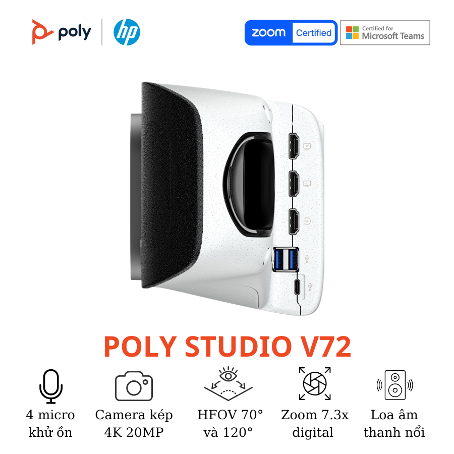 Thiết bị hội nghị truyền hình Poly Studio V72 5