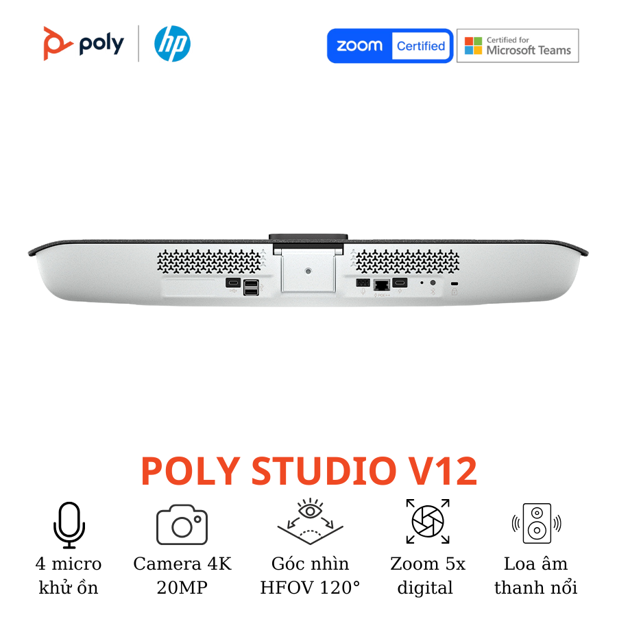 Thiết bị hội nghị truyền hình Poly Studio V12 7