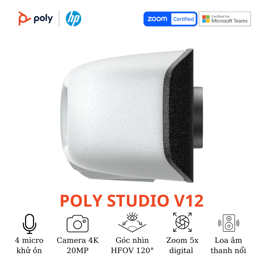 Thiết bị hội nghị truyền hình Poly Studio V12 9