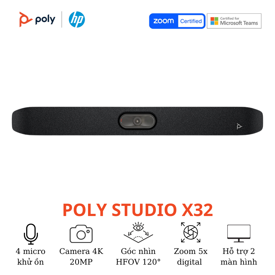 Thiết bị hội nghị truyền hình Poly Studio X32 2
