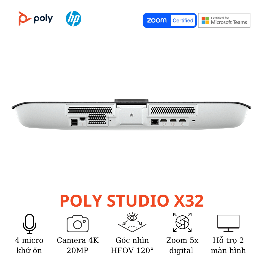 Thiết bị hội nghị truyền hình Poly Studio X32 4