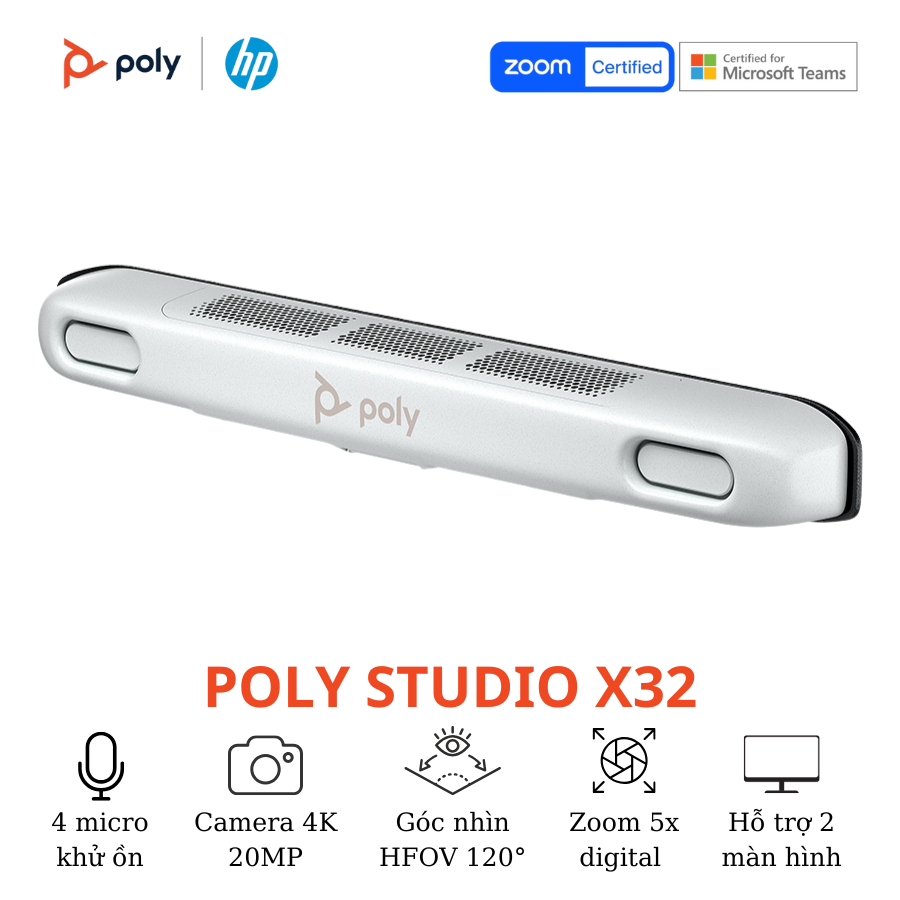 Thiết bị hội nghị truyền hình Poly Studio X32 5