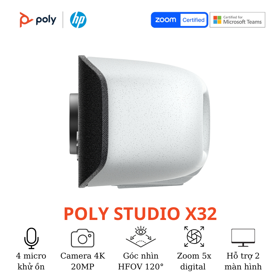 Thiết bị hội nghị truyền hình Poly Studio X32 6