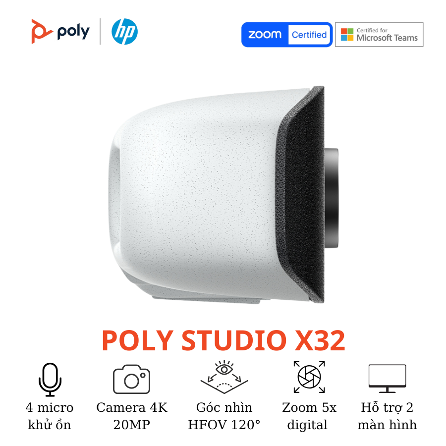 Thiết bị hội nghị truyền hình Poly Studio X32 7