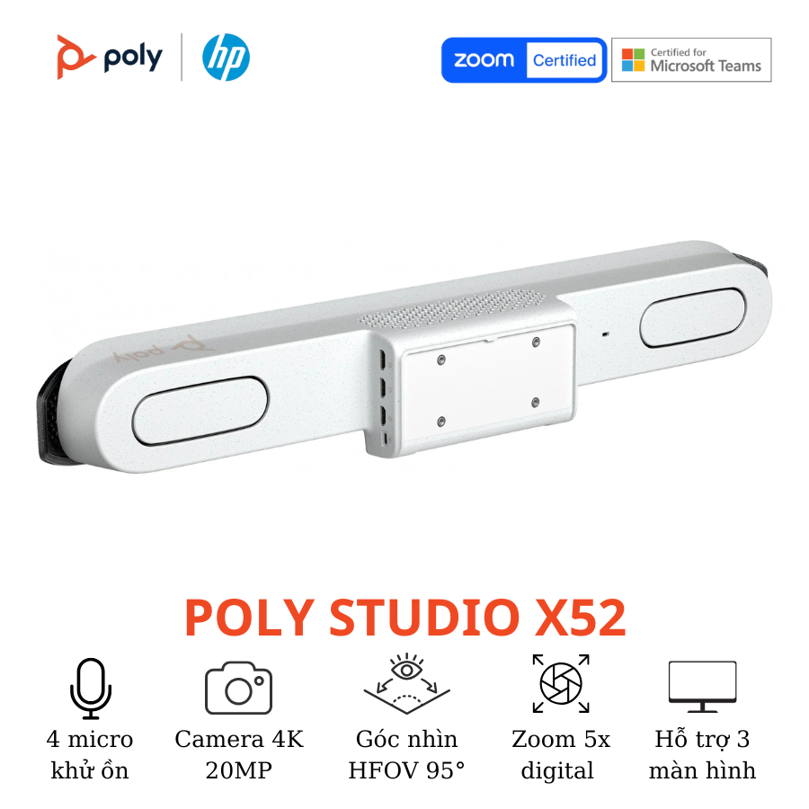 Thiết bị hội nghị truyền hình Poly Studio X52 5