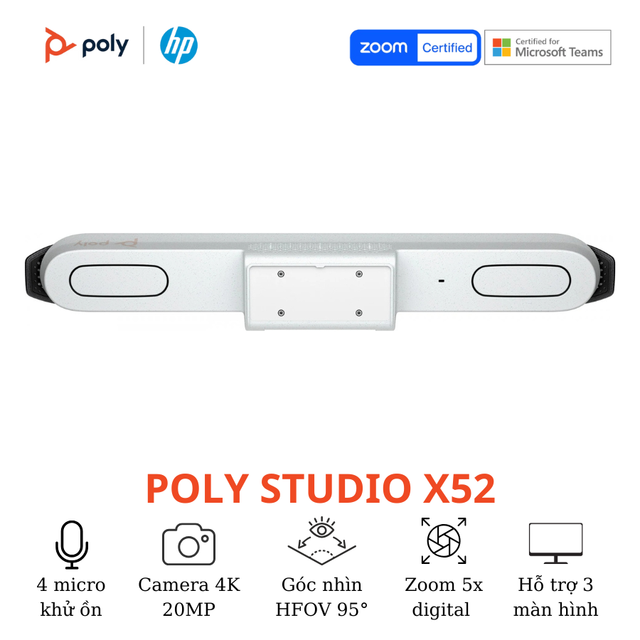 Thiết bị hội nghị truyền hình Poly Studio X52 6