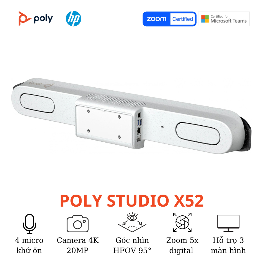 Thiết bị hội nghị truyền hình Poly Studio X52 7