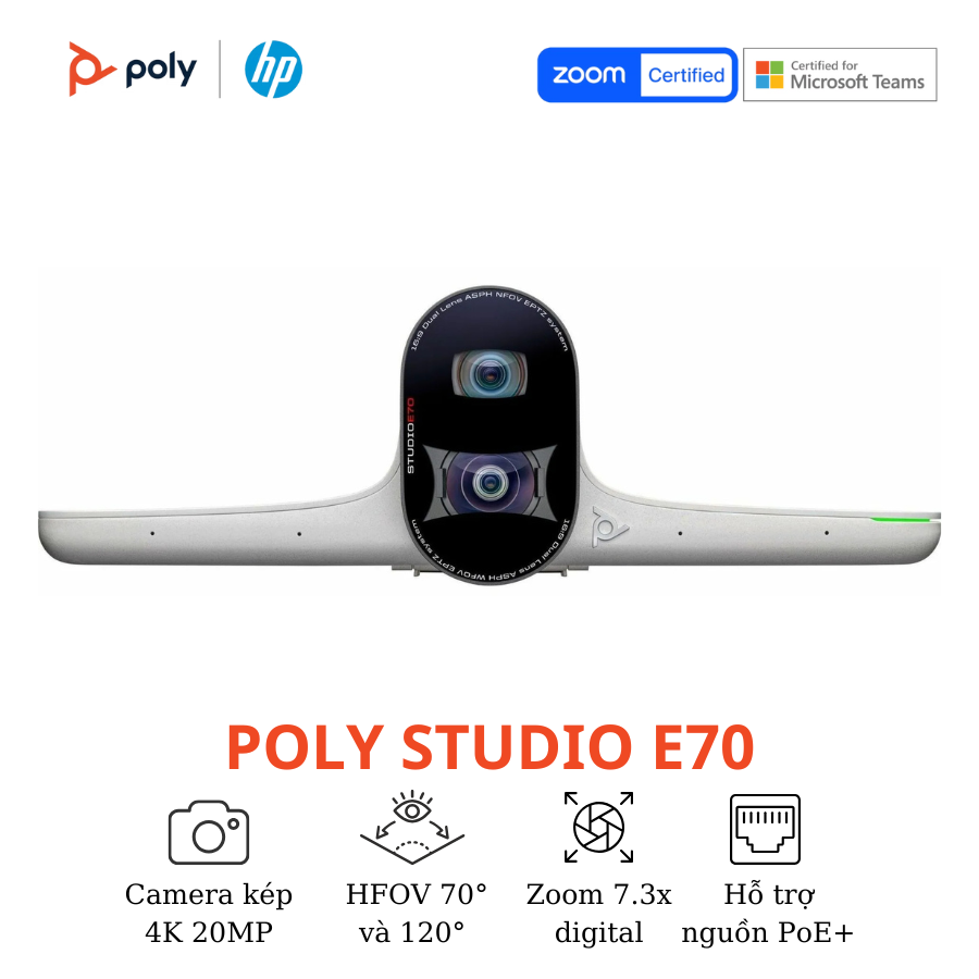 Camera Hội Nghị Thông Minh Poly Studio E70 2