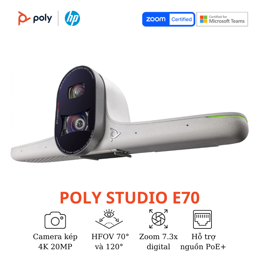 Camera Hội Nghị Thông Minh Poly Studio E70 3