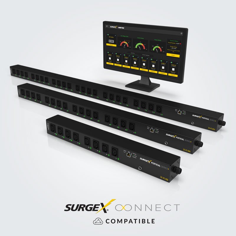 Vertical Series+ — Thanh phân phối nguồn IP gắn dọc rack