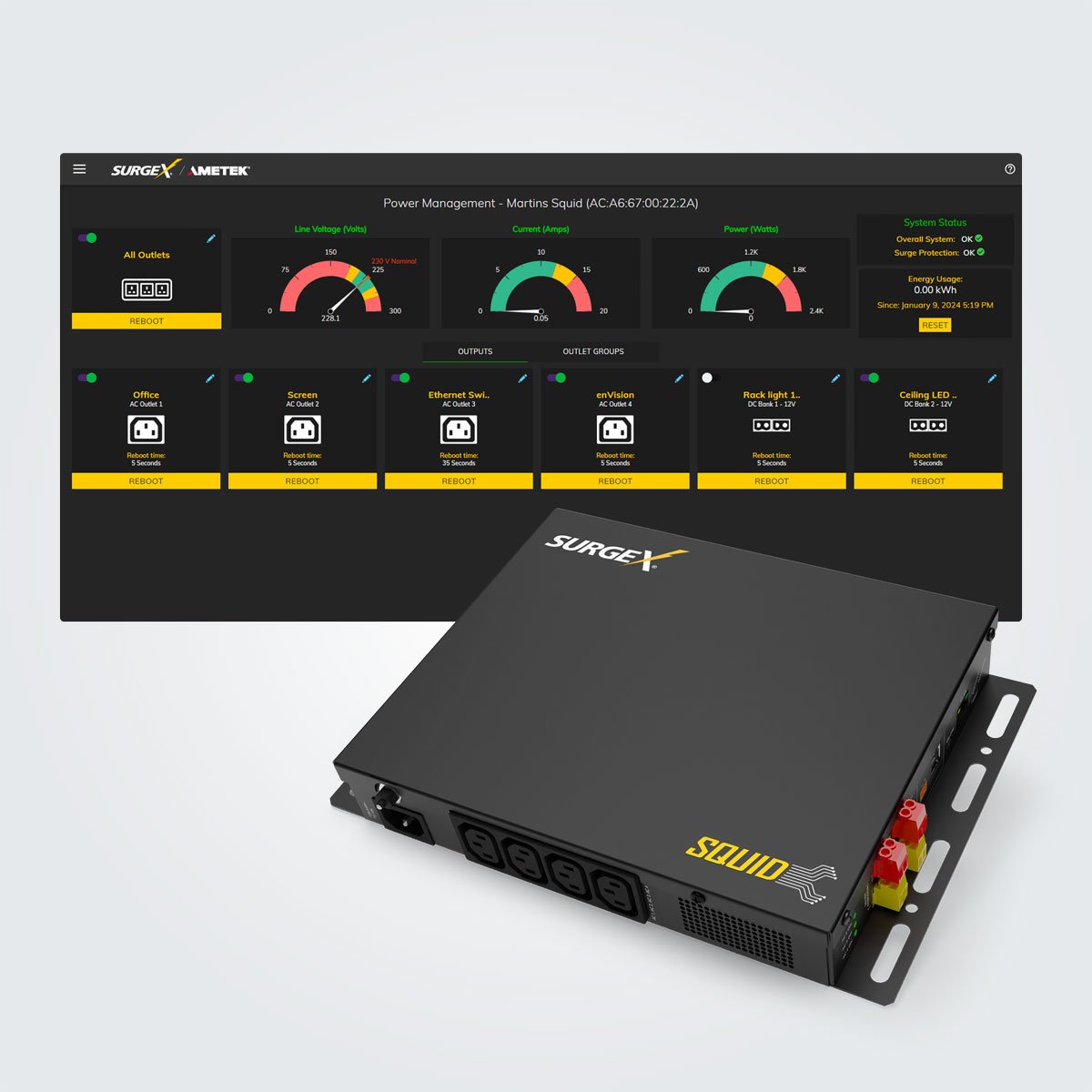 SQUID — AC + DC Power in a Single Chassis