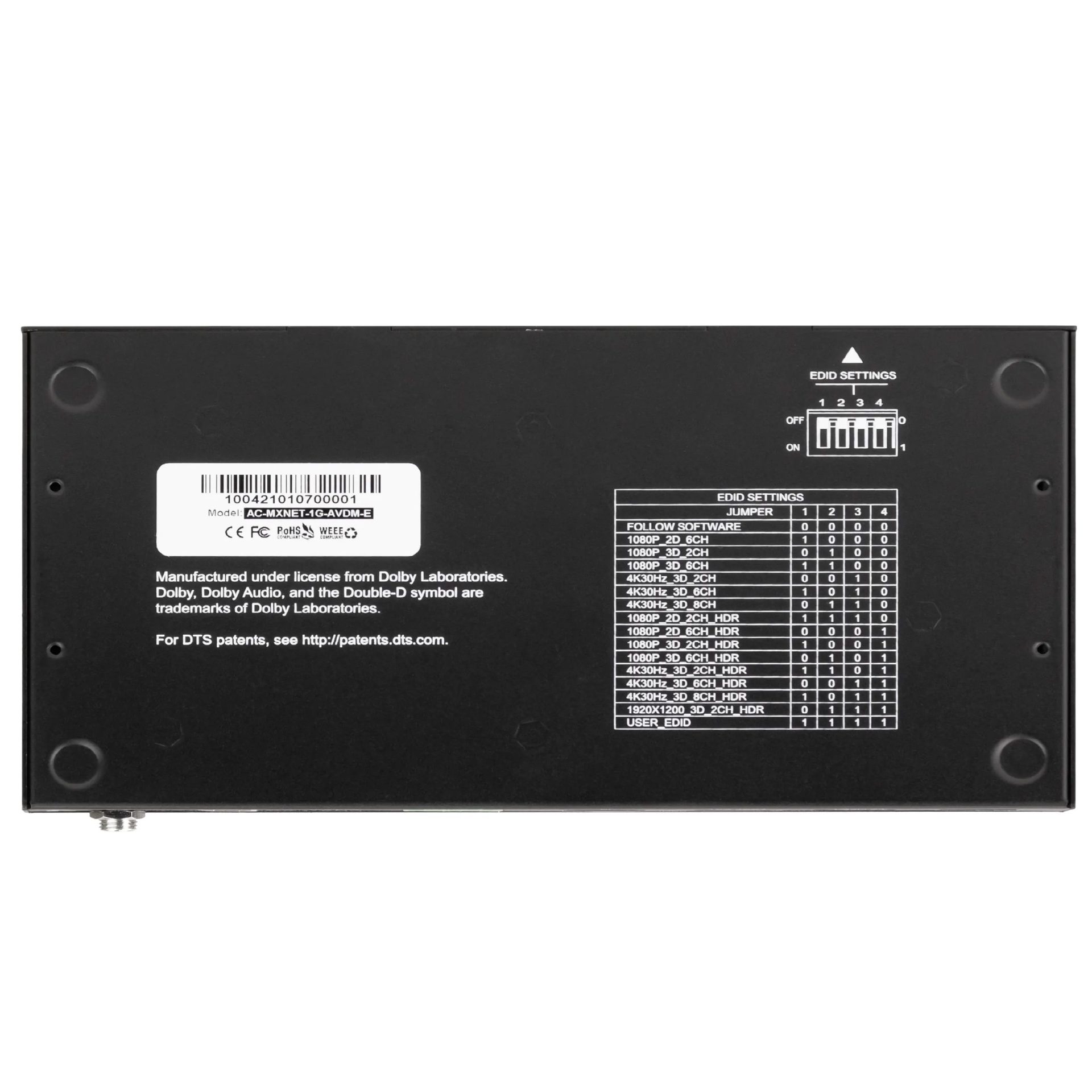 MXNet 1G Downmixing Encoder – AVProEdge AC-MXNET-1G-AVDM-E 6