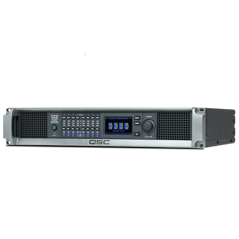 Bộ ampli khuyếch đại mạng 8 kênh 4000W, QSC CX-Q 4K8 2