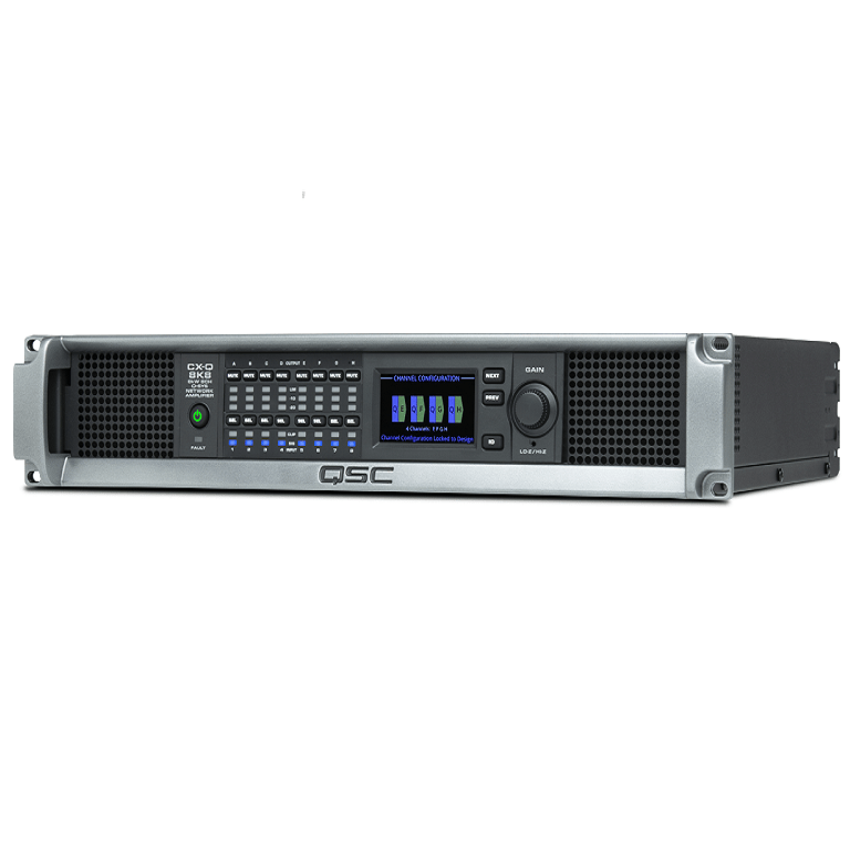Bộ ampli khuyếch đại mạng 8 kênh 8000W, QSC CX-Q 8K8 2
