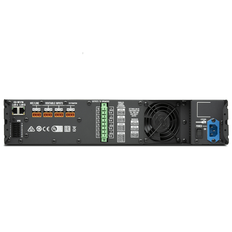 QSC CX-Q 2K4: Bộ ampli khuyếch đại mạng 4 kênh 2000W 2